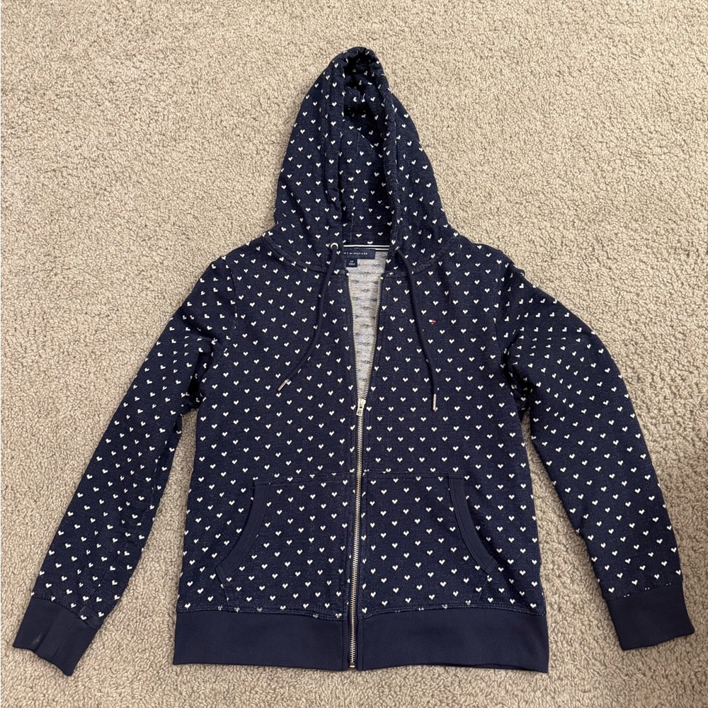 NWOT Tommy Hilfiger Zip-up Hoodie S/P - Picture 4 of 10
